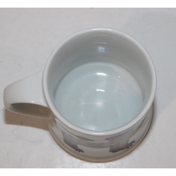 VTG Langenthal Suisse Swiss Brown Tiger Childs Porcelain Plate Bowl & mug Set - Picture 10 of 10